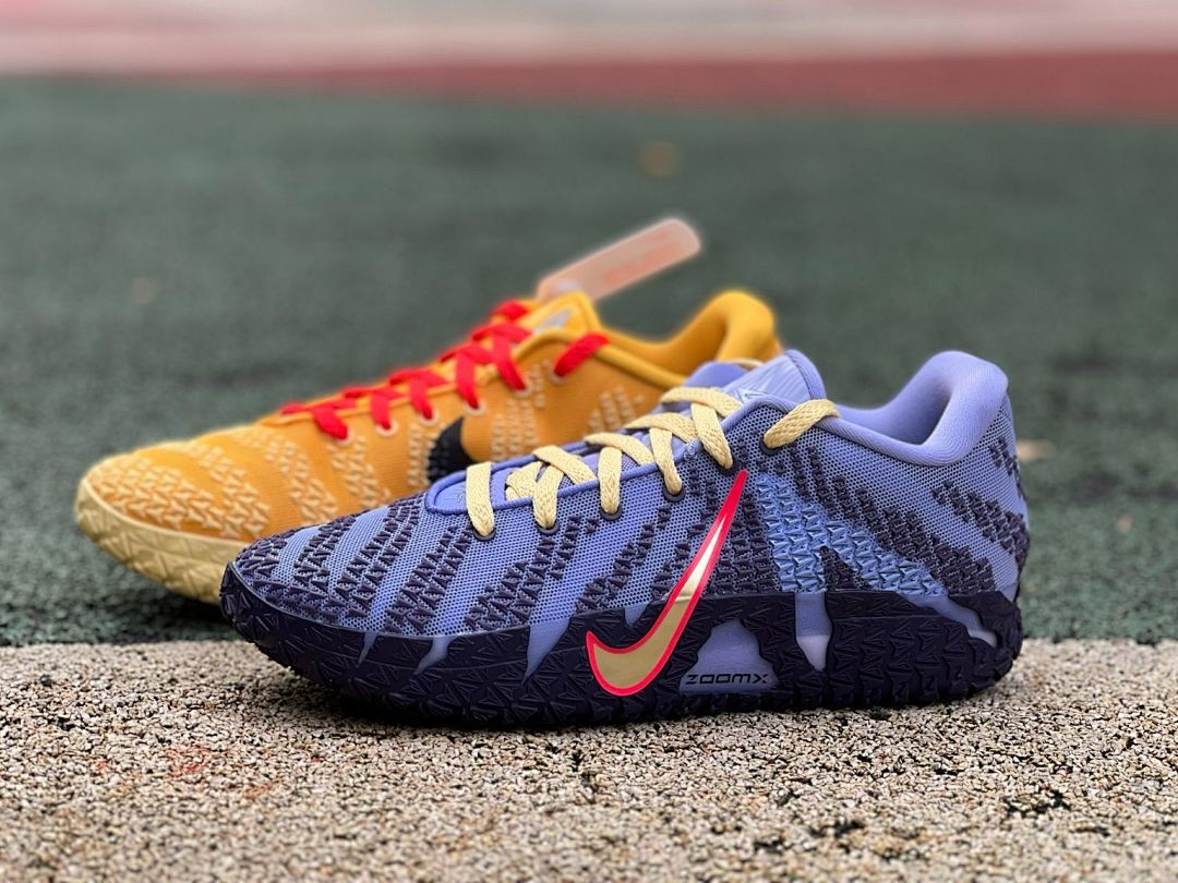 Nike Sabrina 1 Spark FQ3389-400 Light Marine Purple Gold Basketball Shoes; Nike Sabrina 1 Brooklyn's Finest FQ3389-700 University Gold Yellow Red Basketball Shoes