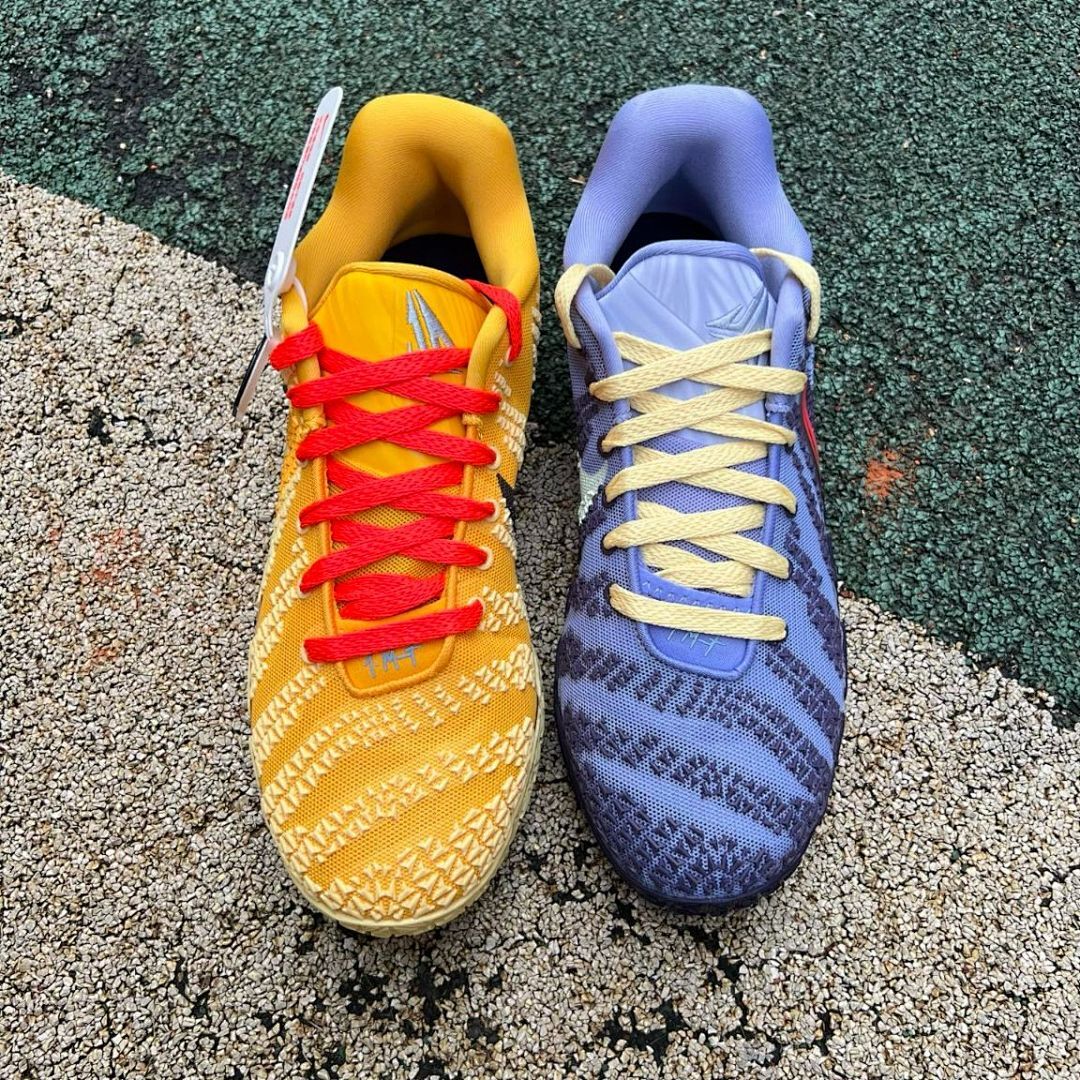 Nike Sabrina 1 Spark FQ3389-400 Light Marine Purple Gold Basketball Shoes; Nike Sabrina 1 Brooklyn's Finest FQ3389-700 University Gold Yellow Red Basketball Shoes