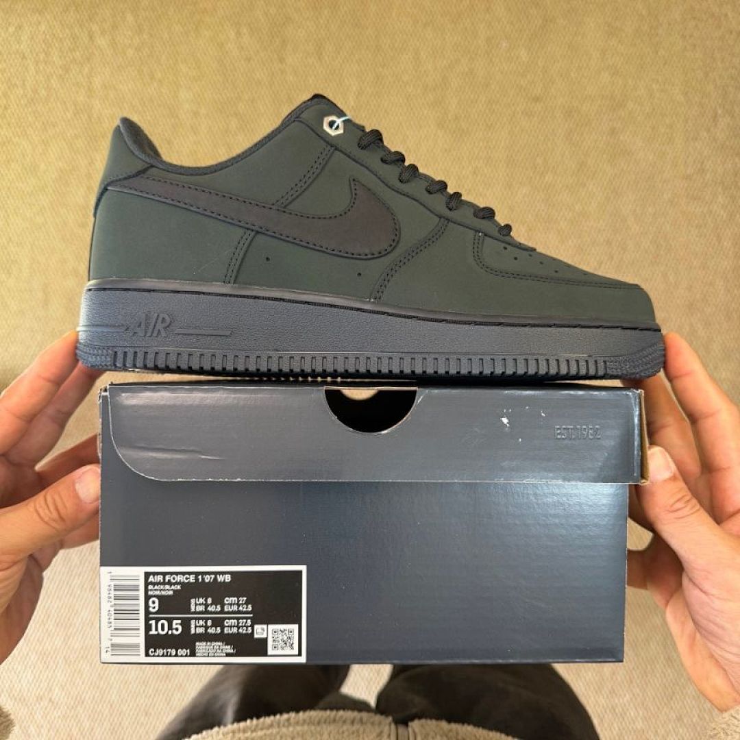 Nike Air Force 1 '07 Low Sequoia Black Sneakers FD9747-300 - Men's Women's Lifestyle Classic Shoes Dark Green AF1 Trainers