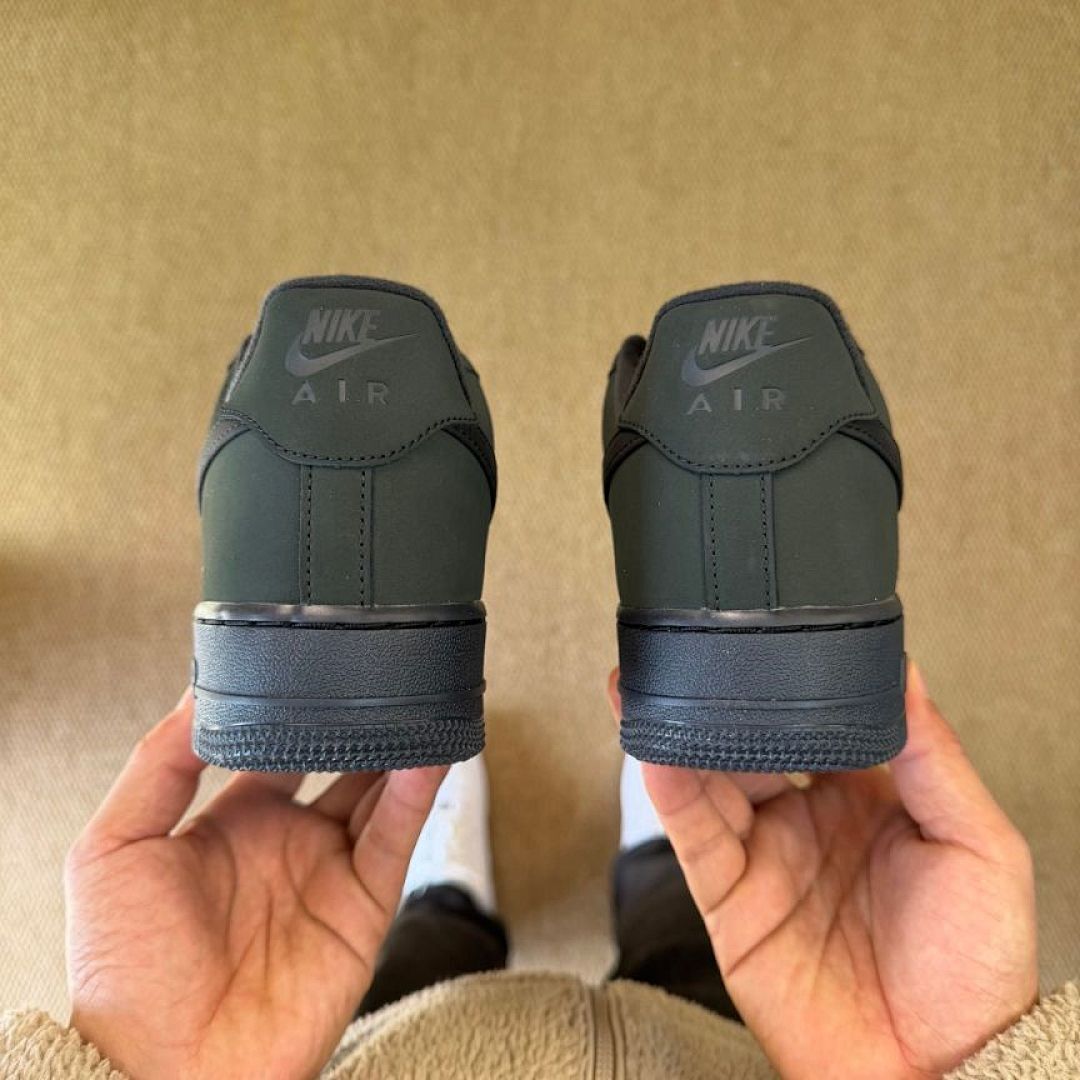 Nike Air Force 1 '07 Low Sequoia Black Sneakers FD9747-300 - Men's Women's Lifestyle Classic Shoes Dark Green AF1 Trainers
