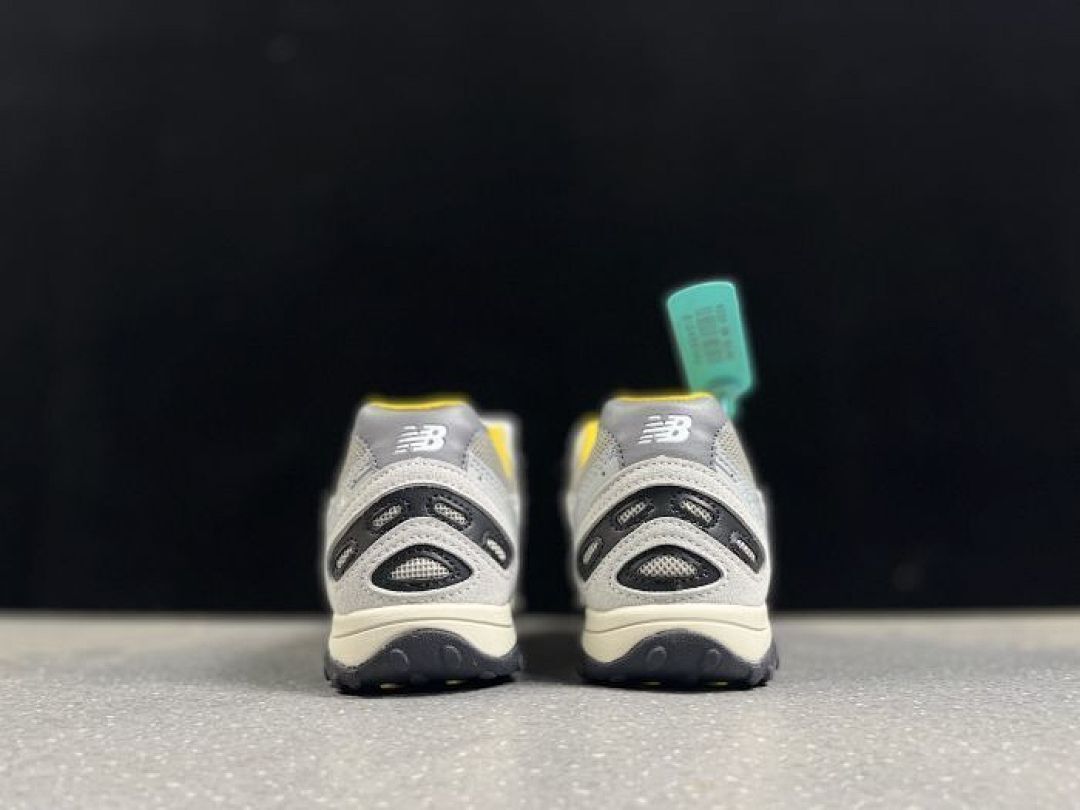 New Balance 2002R Grey Yellow Lifestyle Running Sneakers