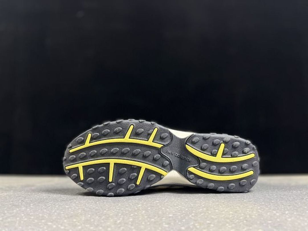 New Balance 2002R Grey Yellow Lifestyle Running Sneakers