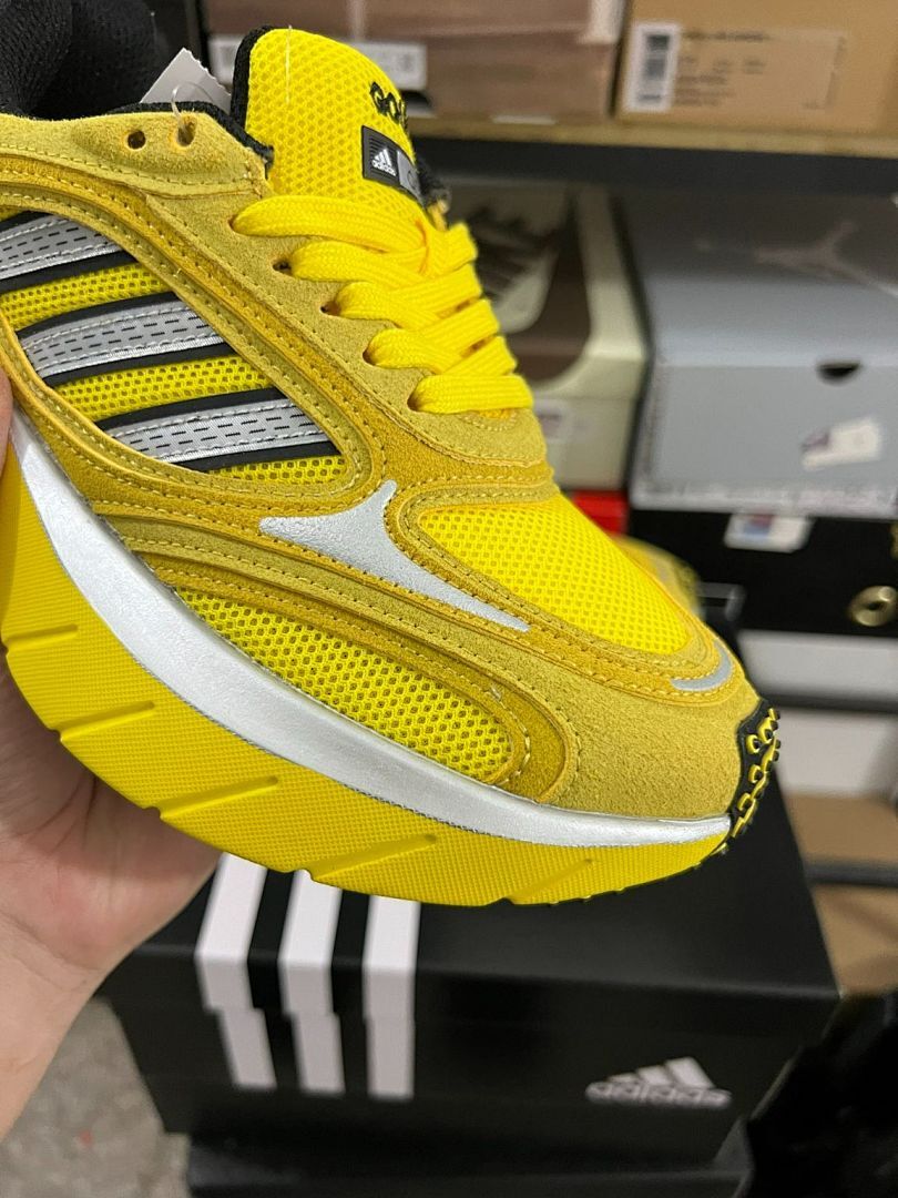 adidas Orketro Pulse Yellow Core Black Cloud White H05593 Men's Women's Lifestyle Running Trainers Sneakers Shoes