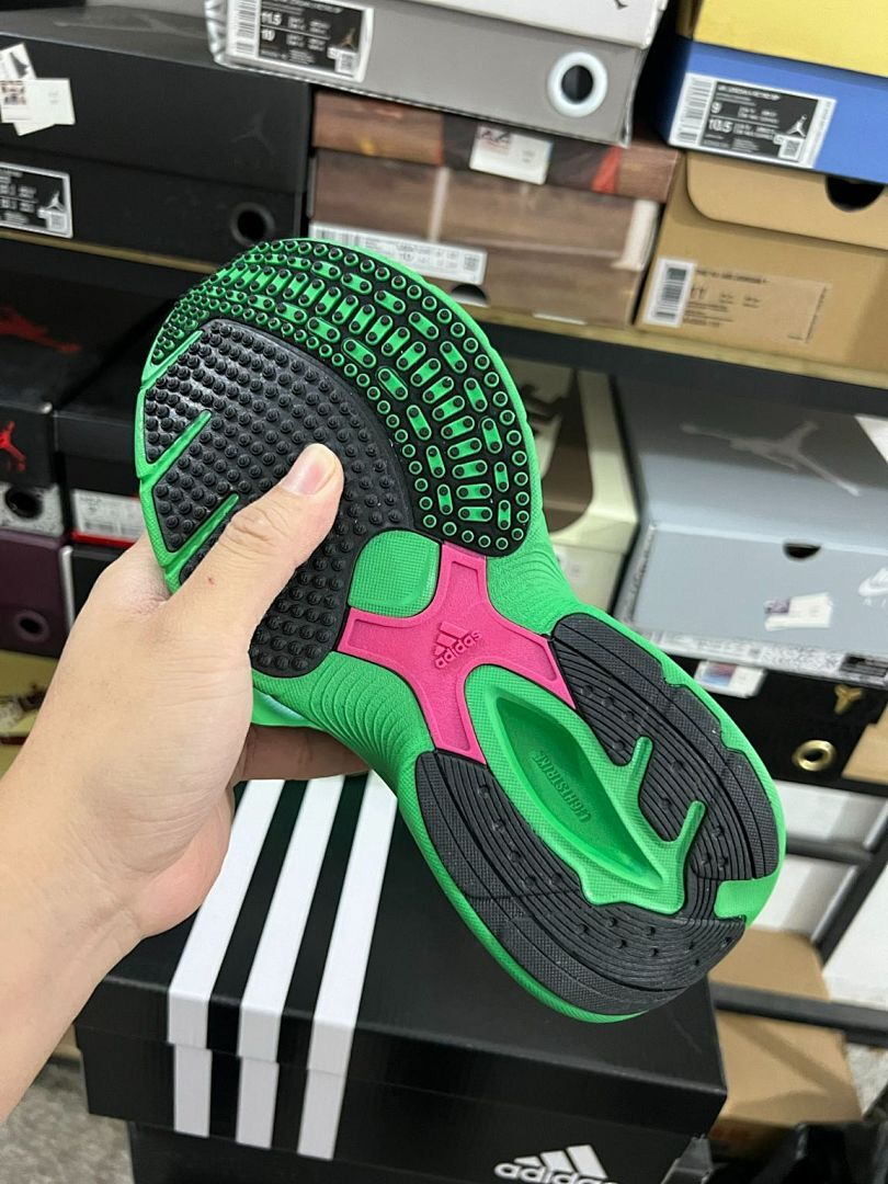 Adidas Response CL Pulse Mint Core Black Shock Pink (GW1244) Men's Women's Green Pink Neon Sneakers
