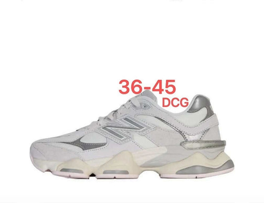 New Balance 9060 U9060DCG Sea Salt White Silver Metallic Lifestyle Sneakers Shoes