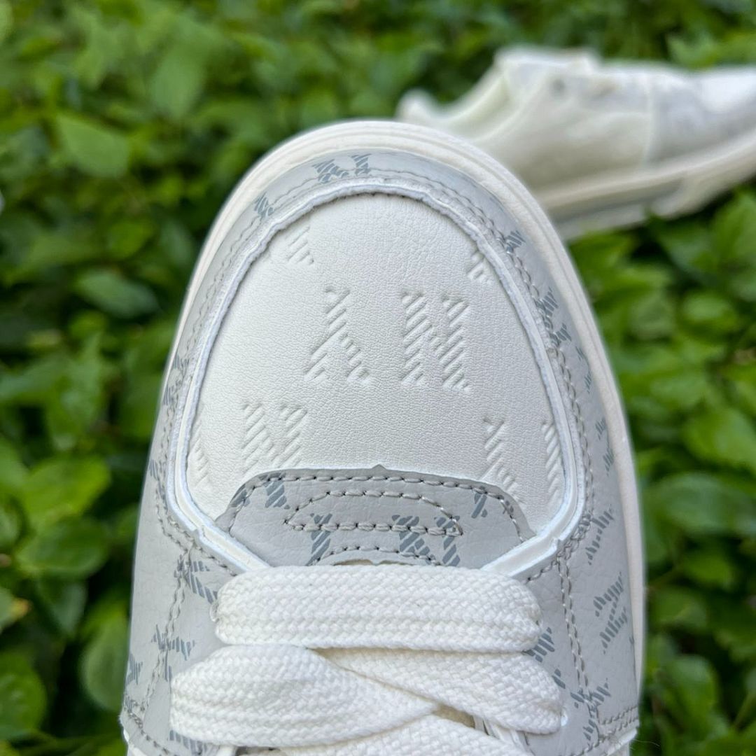 MLB Korea New York Yankees Chunky Liner Low Top Monogram Sneakers White (3ASXCALN5007)