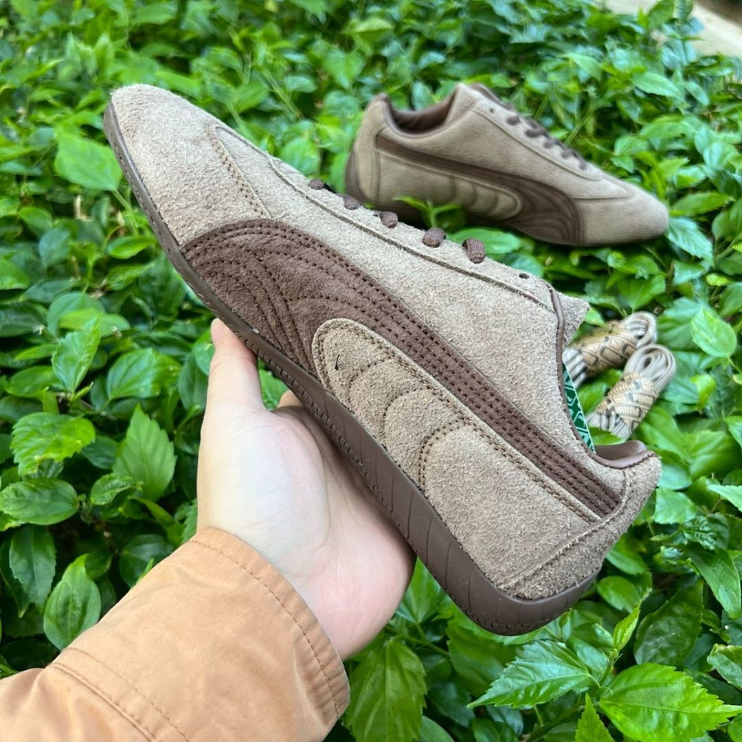 Puma Speedcat LS Suede Khaki Tan Brown Men's Lifestyle Driving Shoes Sneakers