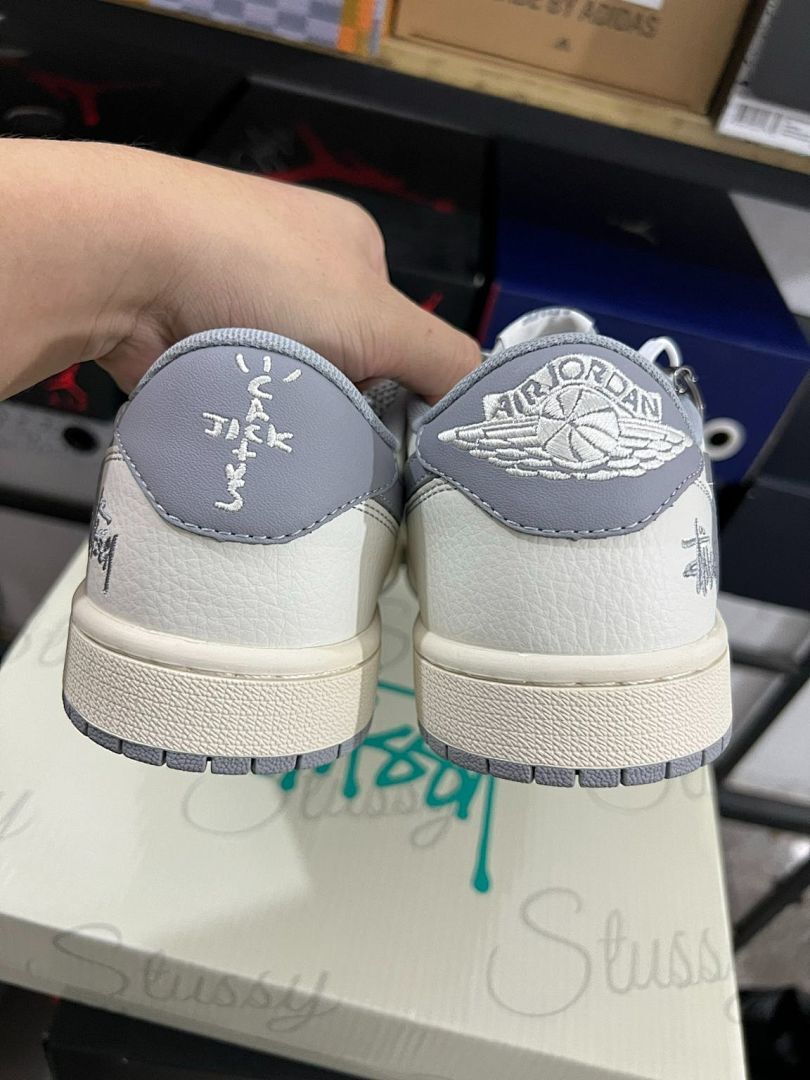 Stüssy Nike Air Force 1 Low Cream Grey