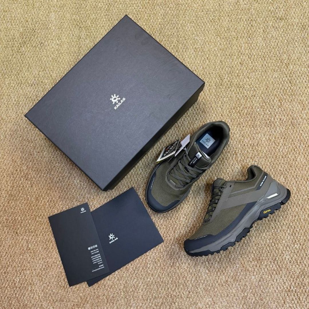 Made To Climb Men's Vibram Hiking Trekking Approach Shoes Olive Green Khaki Grey Outdoor Trail Footwear