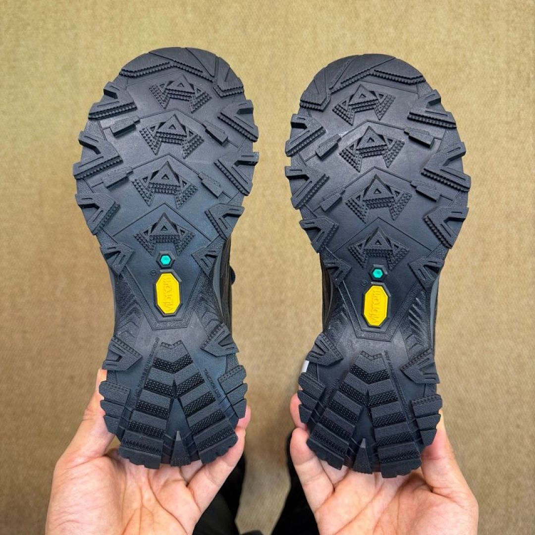 Kailas FILTER-TEC Men's Outdoor Trail Running Hiking Shoes All-Terrain Waterproof Breathable Black Grey