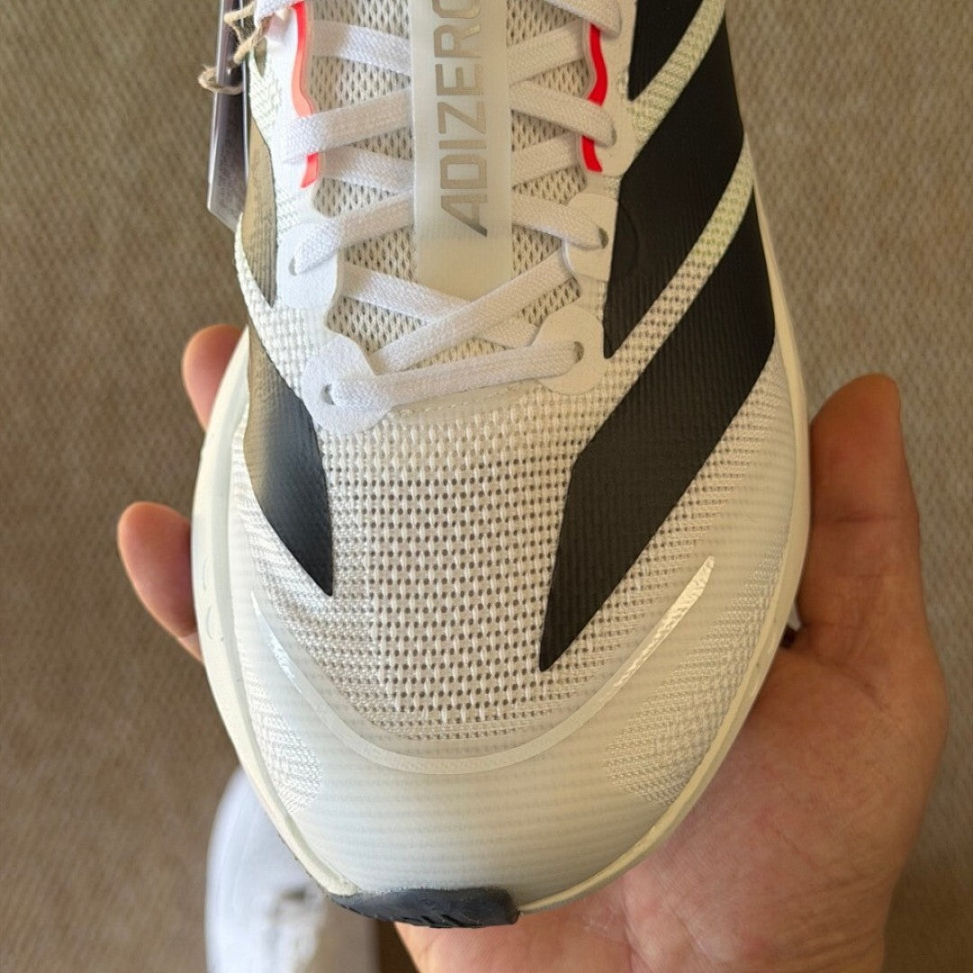 Adidas Adizero Adios Pro 3 Men's Running Race Shoes Cloud White Core Black Solar Red Lightstrike Pro Carbon Plate HQ8438