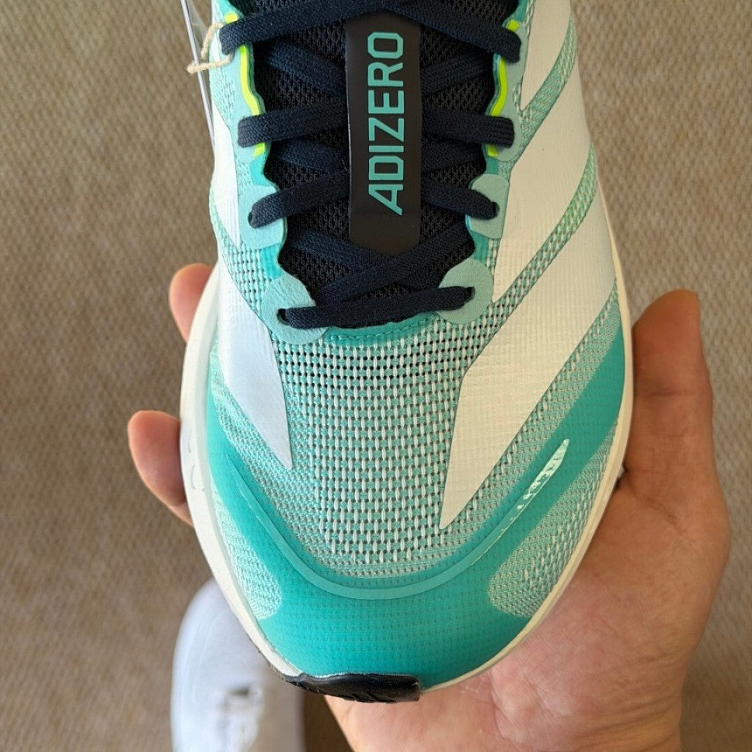 Adidas Adizero Adios Pro 3 Running Shoes - Pulse Mint / Lucid Lemon / Core Black - Men's Race Day Marathon Carbon Plate Sneakers - GZ8451