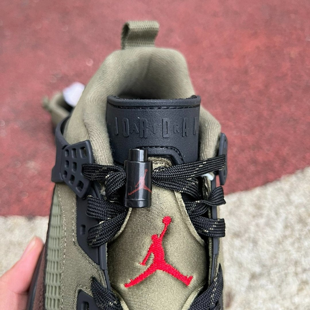 Nike Air Jordan Stay Loyal 3 FQ1750-200 Neutral Olive Black Brown Men's Lifestyle Sneakers Hybrid Elephant Print Shoes