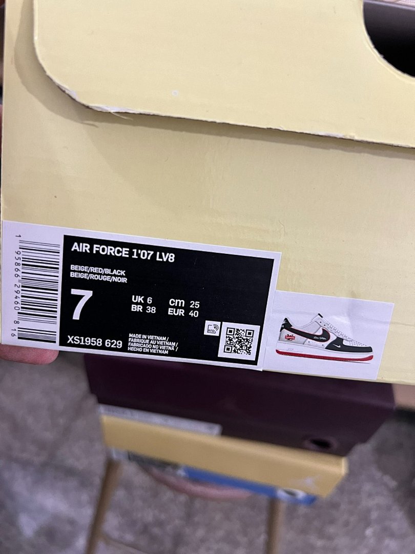 Nike Air Force 1 Low Louis Vuitton Supreme White Black Red Grey Sneakers