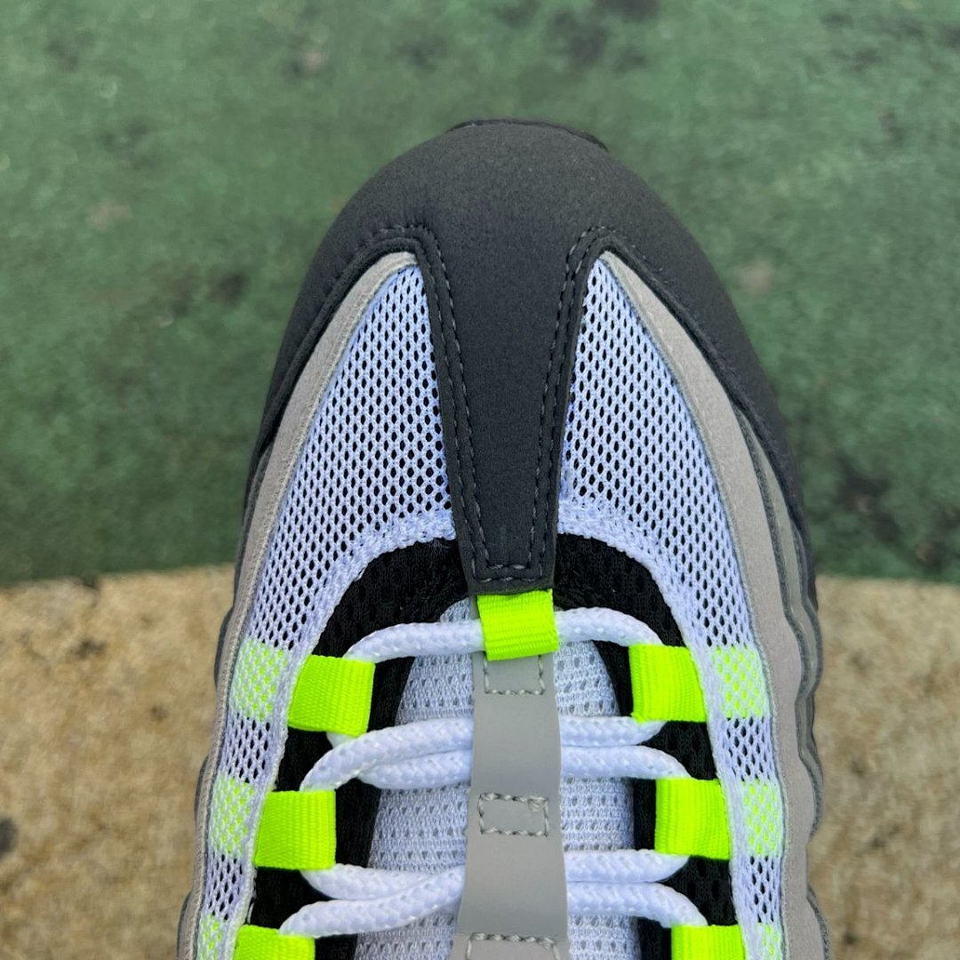 Nike Air Max 95 OG Neon Volt Grey Black CT1689-001 Men's Sneakers
