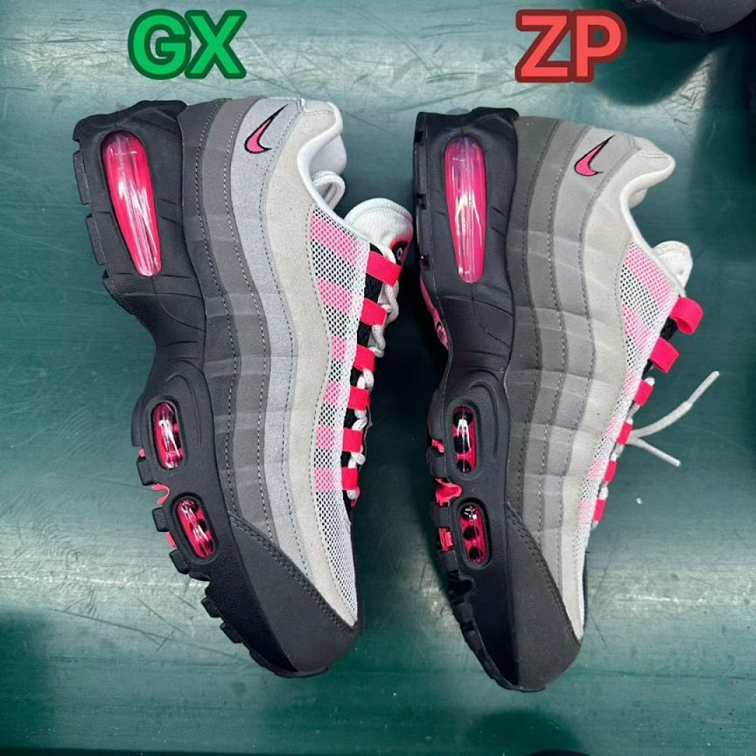 Nike Air Max 95 'Pink Foam' Grey Fog Black White Women's Running Shoes Sneakers Trainers DD9573-001