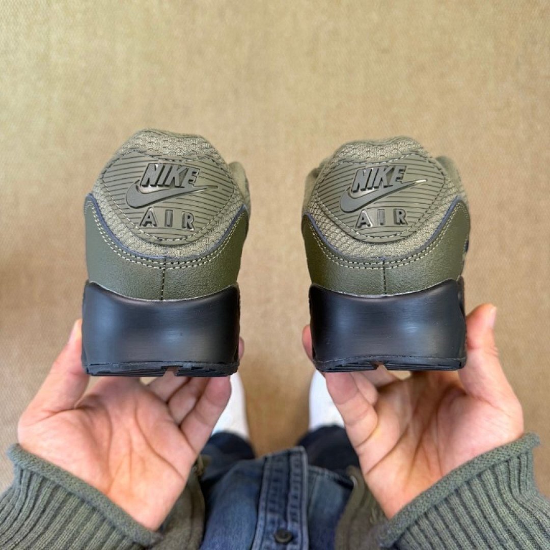 Nike Air Max 90 Medium Olive Black Men's Shoes FD0657-200