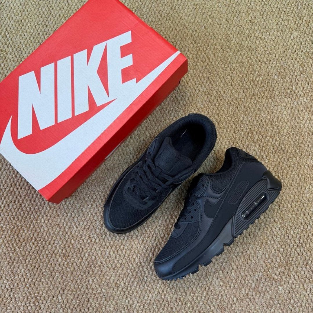Nike Air Max 90 Triple Black Sneakers Shoes Trainers CN8490-003 Men's Women's Unisex Lifestyle Running Casual