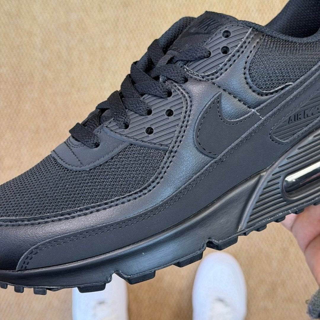Nike Air Max 90 Triple Black Sneakers Shoes Trainers CN8490-003 Men's Women's Unisex Lifestyle Running Casual