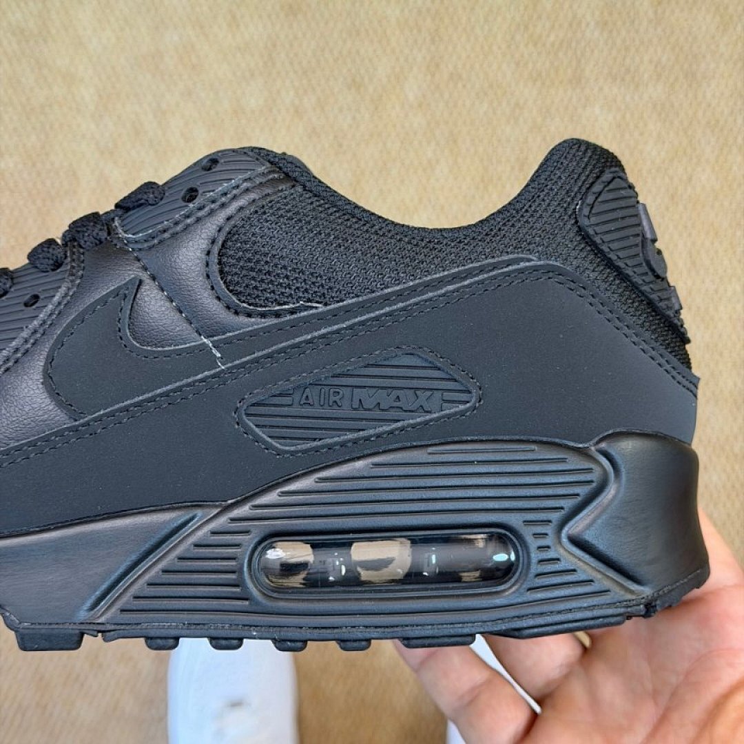 Nike Air Max 90 Triple Black Sneakers Shoes Trainers CN8490-003 Men's Women's Unisex Lifestyle Running Casual