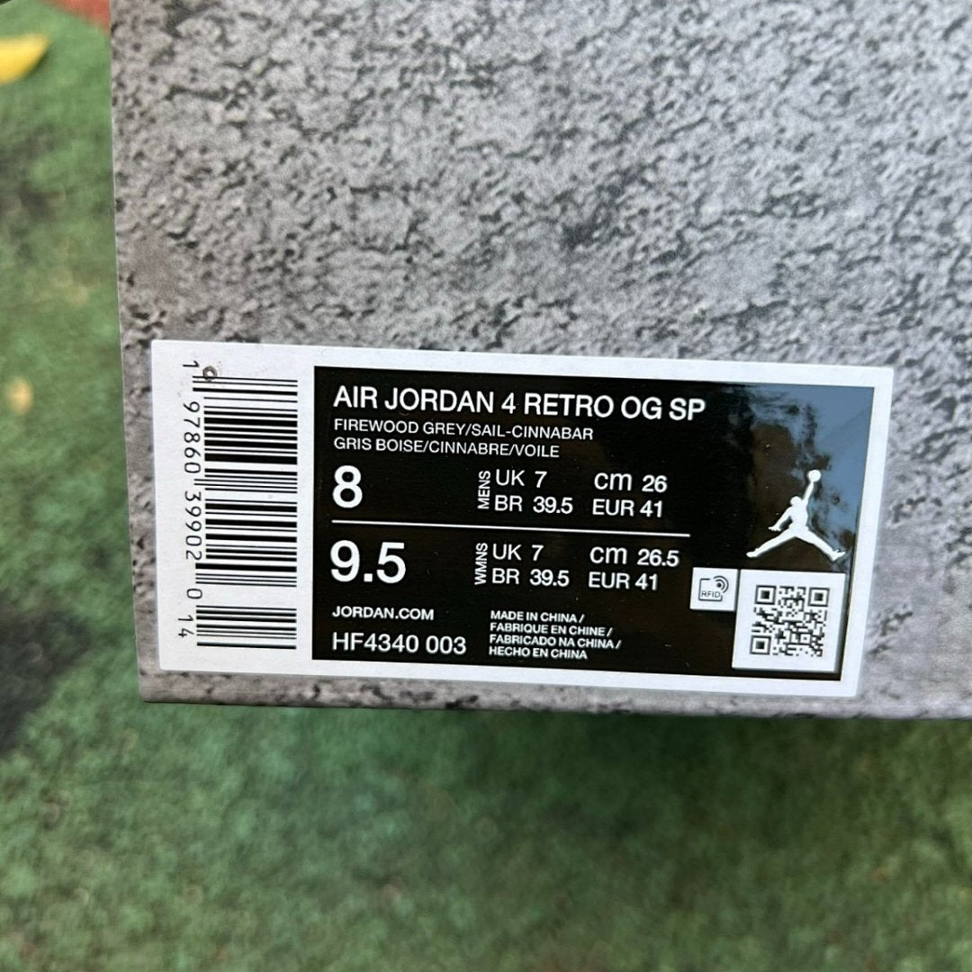 Nike Air Jordan 4 Retro Cool Grey Men's Shoes Sneakers 308497-007