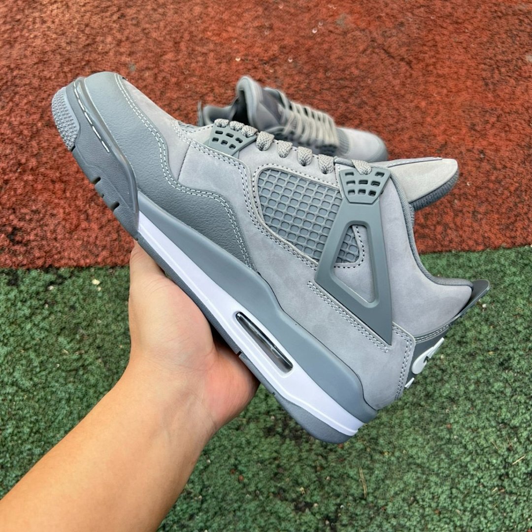 Nike Air Jordan 4 Retro Cool Grey Men's Shoes Sneakers 308497-007