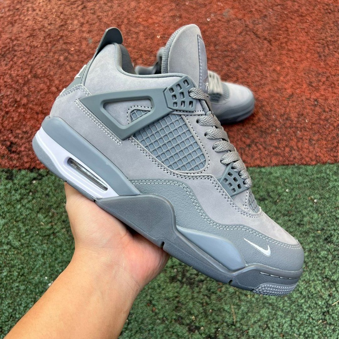 Nike Air Jordan 4 Retro Cool Grey Men's Shoes Sneakers 308497-007