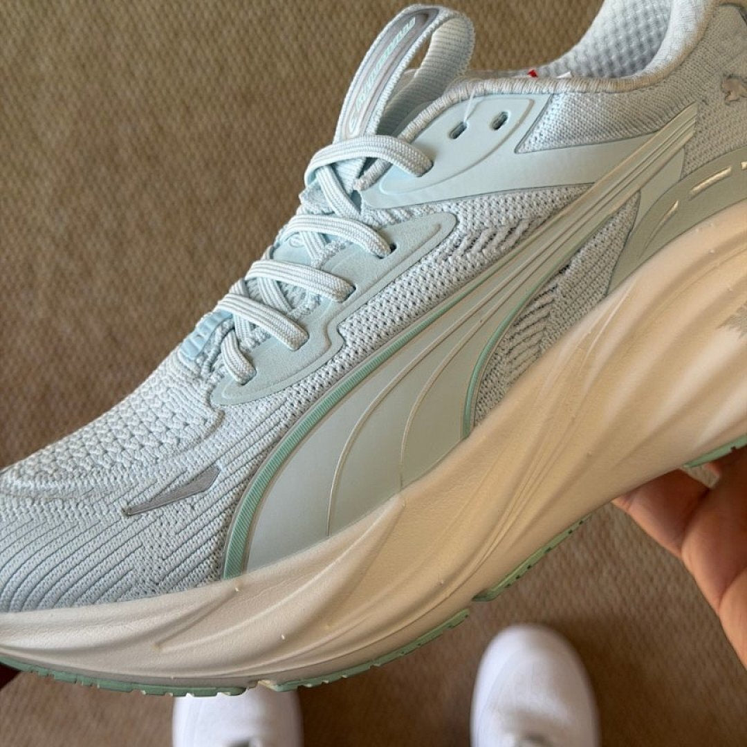 Puma Deviate Nitro 2 Women's Performance Running Shoes - Light Aqua Mint Green White (376807-09)