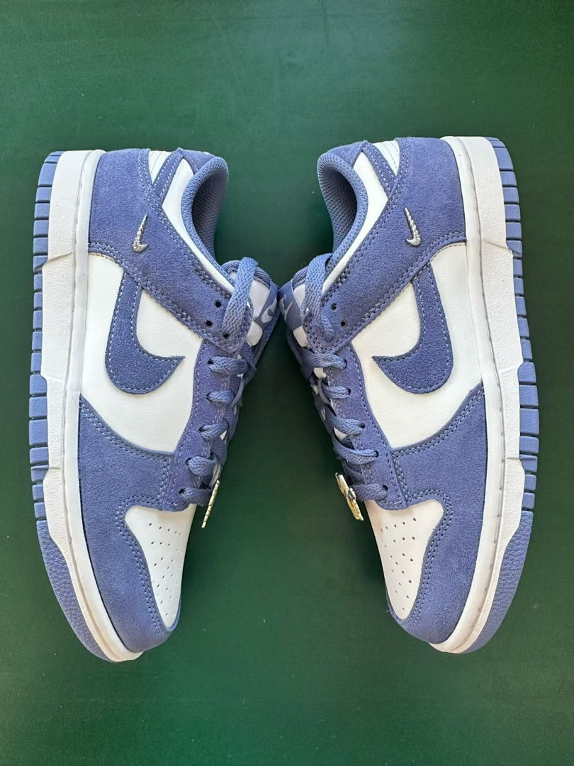 Nike Dunk Low LX Phantom Light Smoke Grey FJ2260-001 Periwinkle Blue Cream Sail Sneakers Shoes Men's Women's