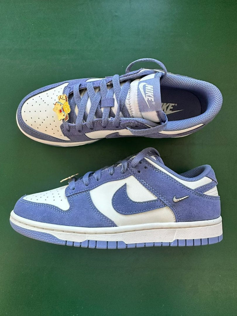 Nike Dunk Low LX Phantom Light Smoke Grey FJ2260-001 Periwinkle Blue Cream Sail Sneakers Shoes Men's Women's