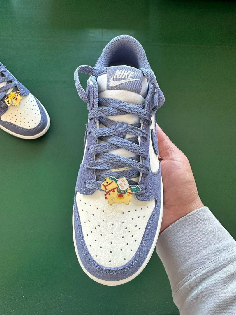 Nike Dunk Low LX Phantom Light Smoke Grey FJ2260-001 Periwinkle Blue Cream Sail Sneakers Shoes Men's Women's