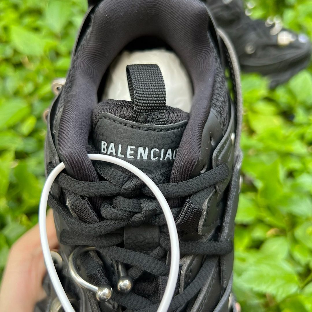 Balenciaga Track Trainer Sneaker All Black Men's Women's Luxury Designer Shoes