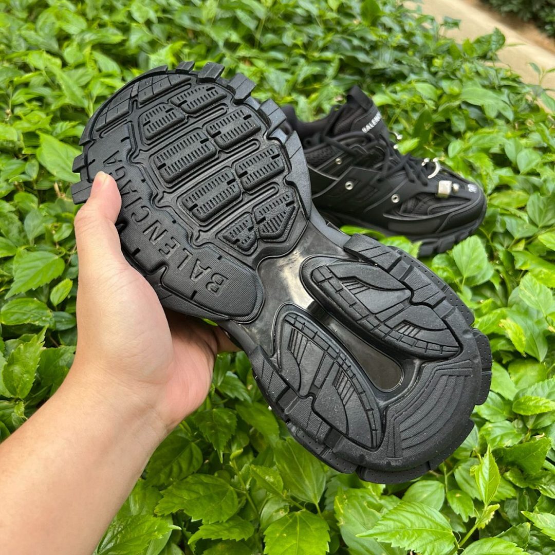 Balenciaga Track Trainer Sneaker All Black Men's Women's Luxury Designer Shoes