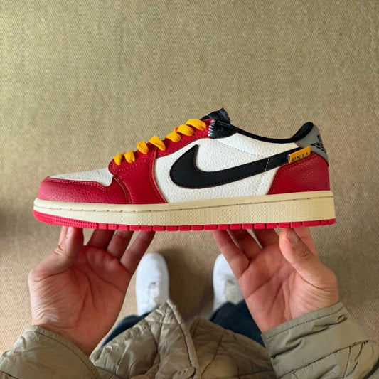 Nike Air Jordan 1 Low OG Union LA Neutral Grey Varsity Red Chicago Sneakers DZ4844-100