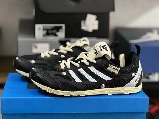 Adidas x SFTM Adizero Adios Pro 3 Black Cream SFTM-006 Running Shoes Sneakers
