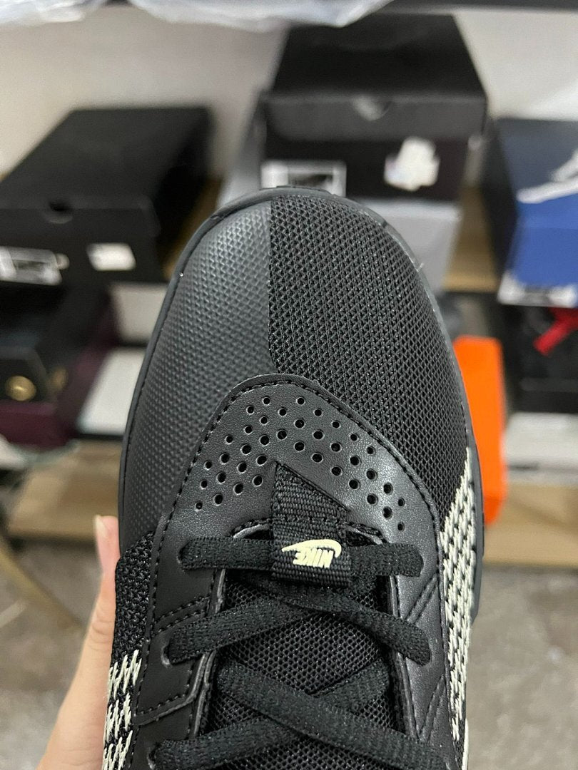 Nike LeBron Witness 7 Basketball Shoes Black White Cream DM1123-001 Men's Low Top Performance Sneakers