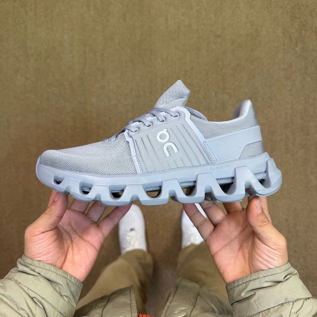 On Running Cloudgo Men's Women's Running Shoes Glacier White 57.98980 CloudTec Sneakers Trainers