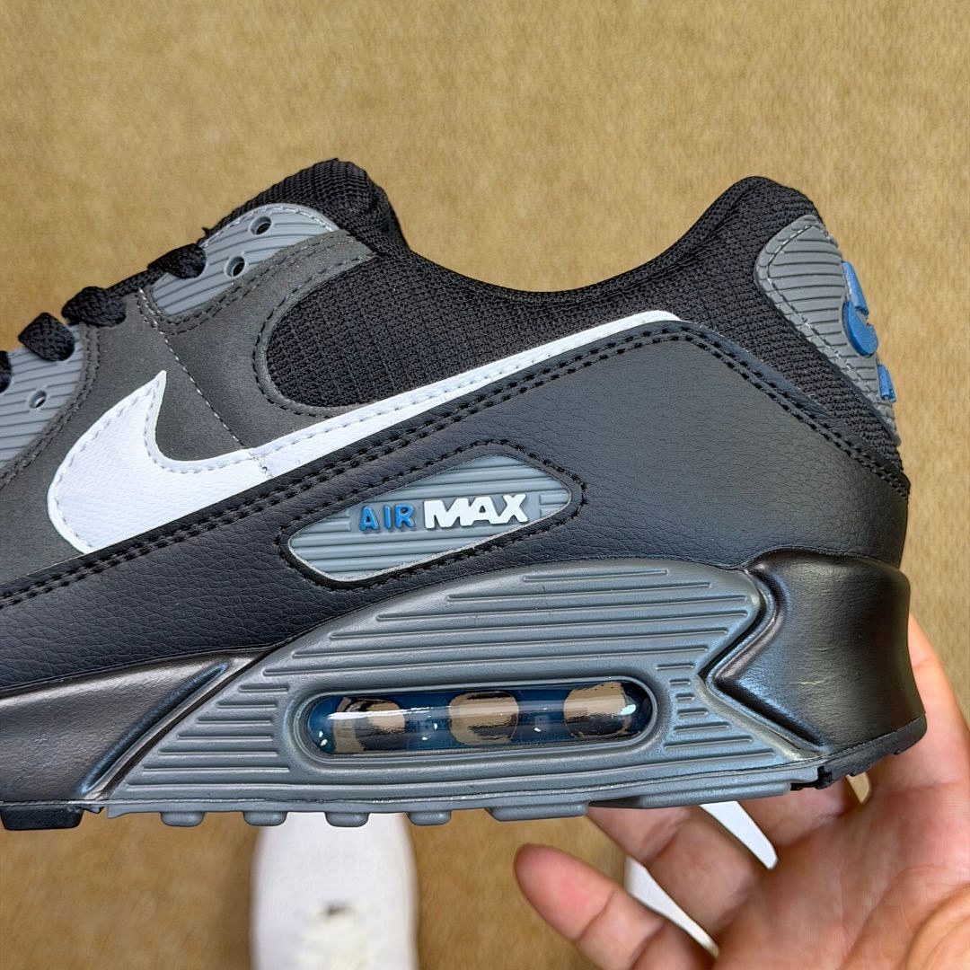 Nike Air Max 90 Black Anthracite White Grey Fog Men's Lifestyle Sneakers FD0663-001