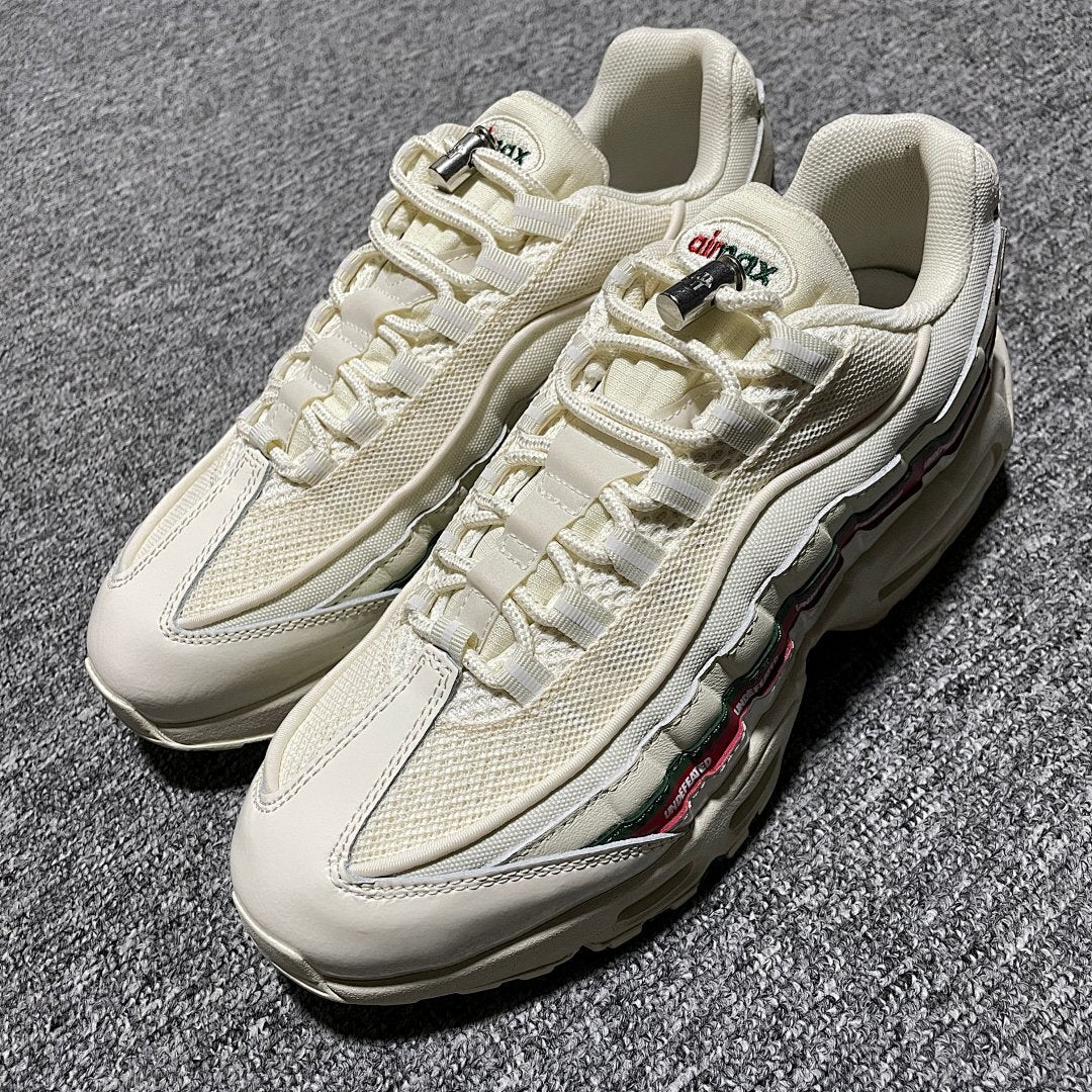 Nike Air Max 95 Undefeated Black DH6227-001 Men's Sneakers Shoes
Nike Air Max 95 Undefeated White DH6227-100 Men's Sneakers Shoes