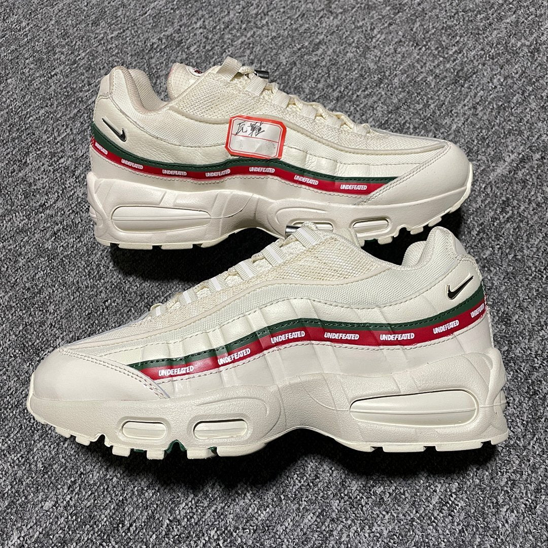 Nike Air Max 95 Undefeated Black DH6227-001 Men's Sneakers Shoes Nike Air Max 95 Undefeated White DH6227-100 Men's Sneakers Shoes
