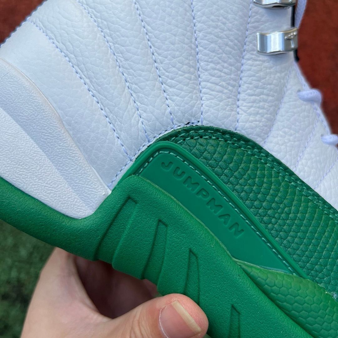 Air Jordan 12 Retro Lucky Green White Green Basketball Sneakers Men's Shoes CT8013-113
