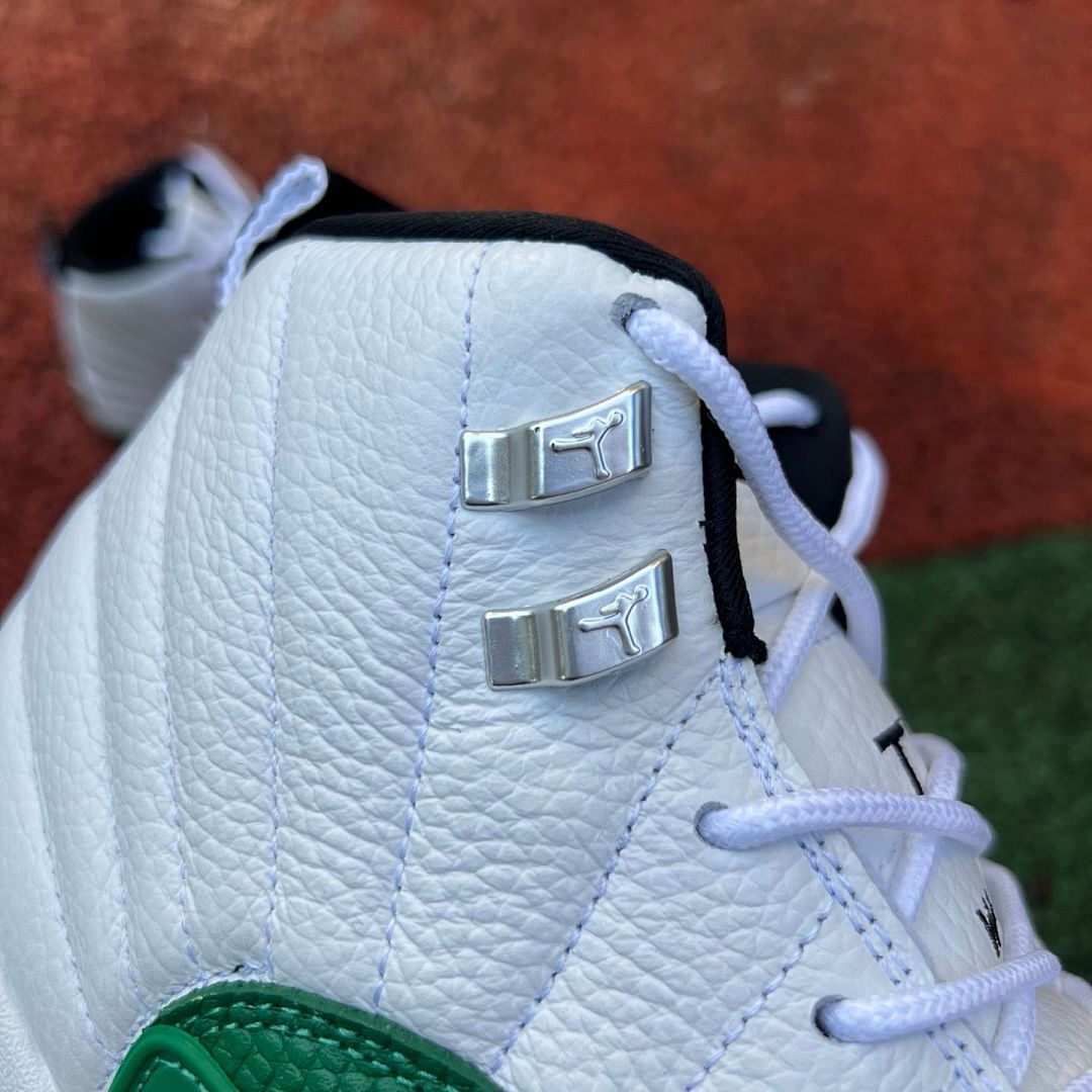 Air Jordan 12 Retro Lucky Green White Green Basketball Sneakers Men's Shoes CT8013-113