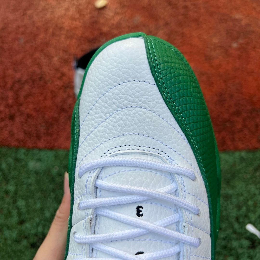 Air Jordan 12 Retro Lucky Green White Green Basketball Sneakers Men's Shoes CT8013-113