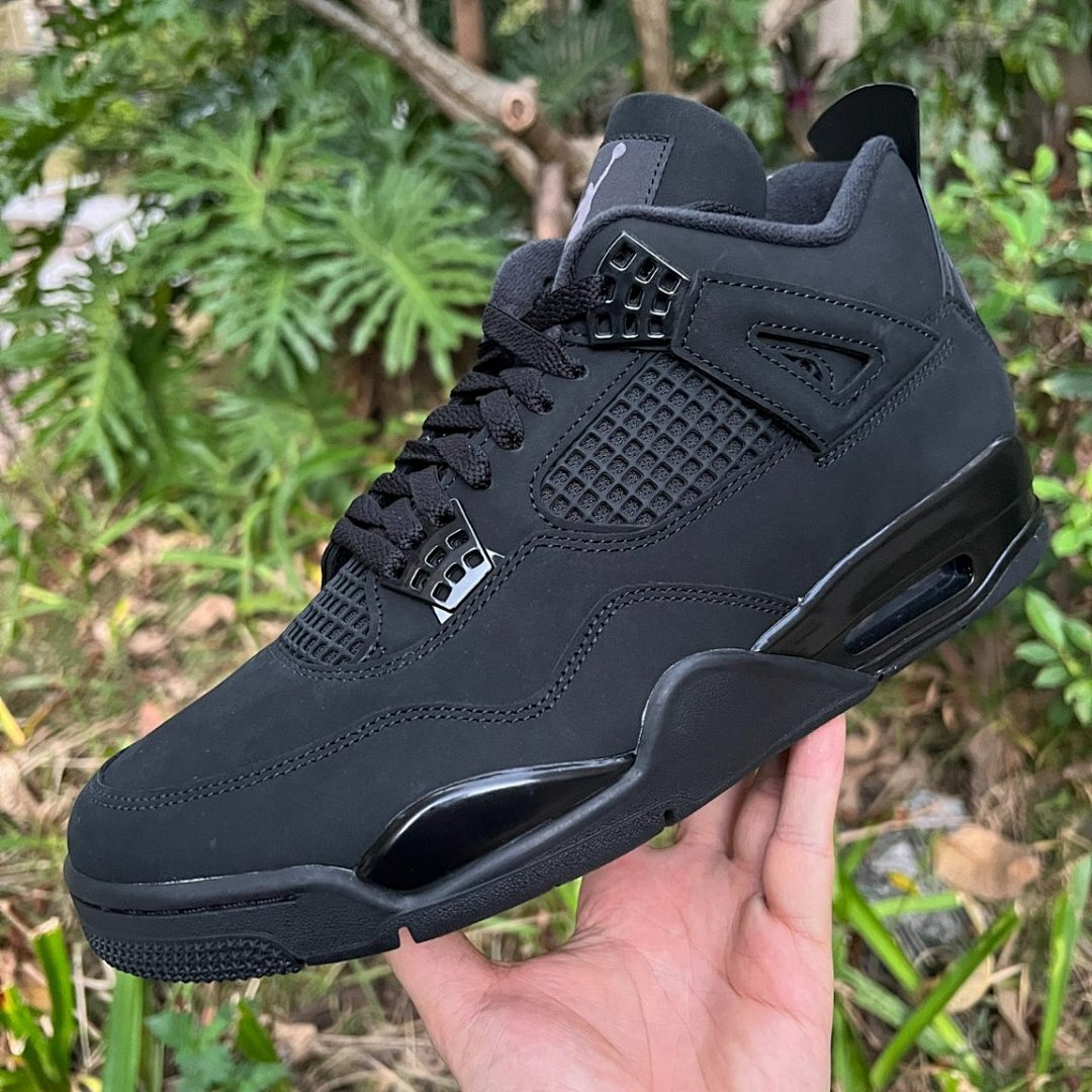 Nike Air Jordan 4 Retro Black Cat 2020 Men's Sneakers Shoes 308497-006