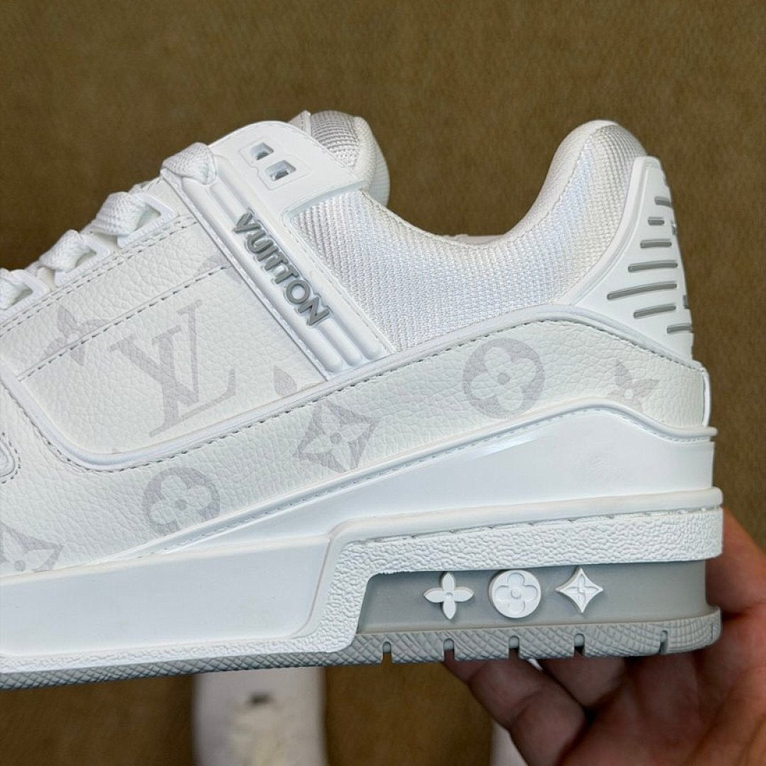 Louis Vuitton LV Trainer Sneaker White Monogram Gradient Men's Luxury Shoes 1A9G51