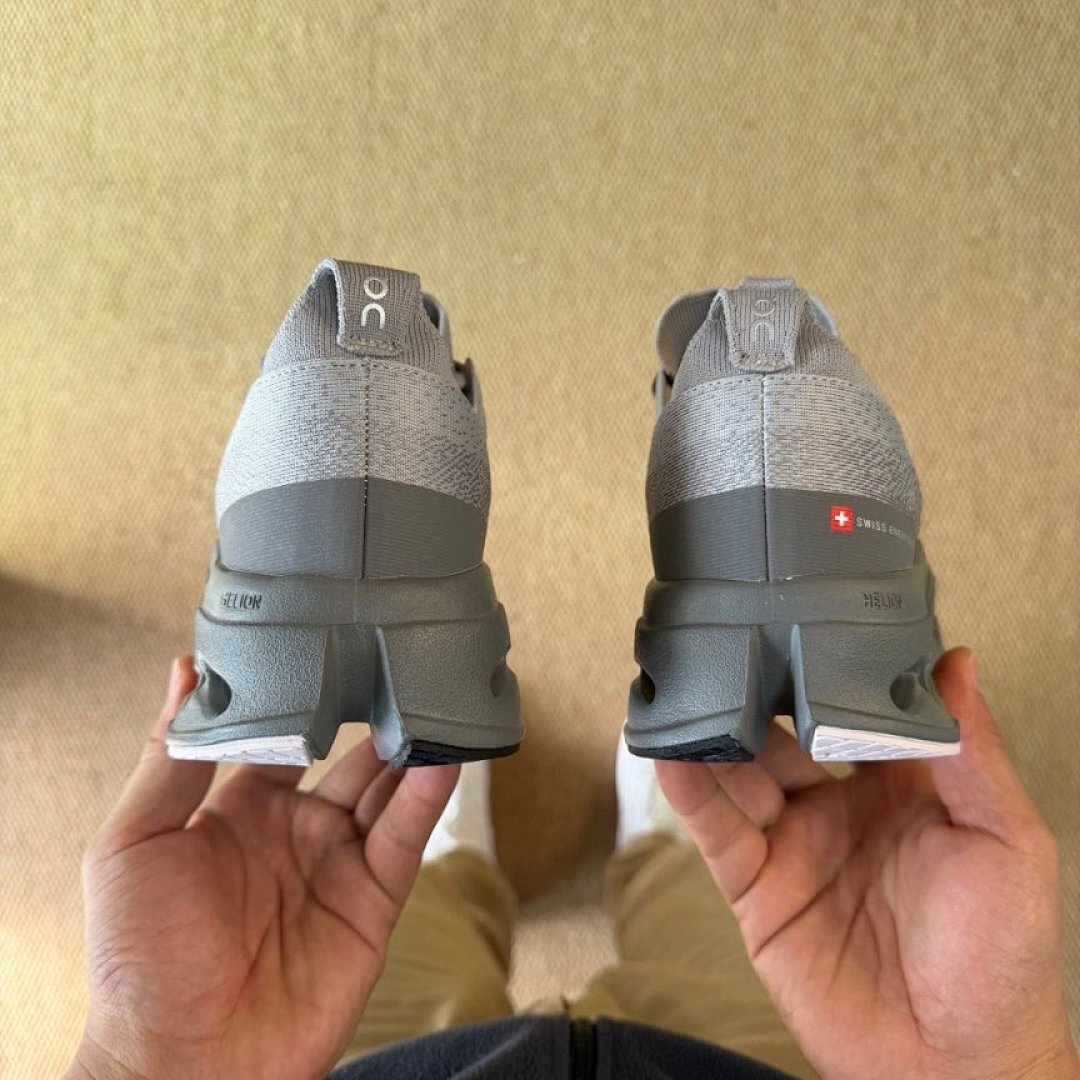 On Running Cloudmonster Men's Running Shoes Grey