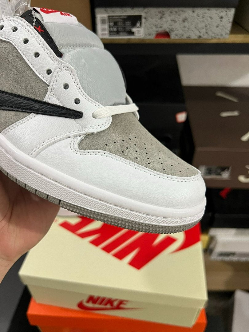 Nike Air Jordan 1 Low OG Travis Scott Cactus Jack "Wolf Grey" DD9336-001 Men's Women's Sneakers