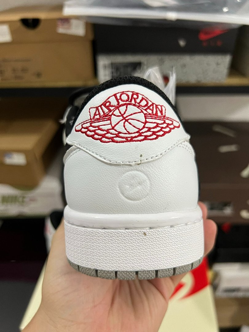 Nike Air Jordan 1 Low OG Travis Scott Cactus Jack "Wolf Grey" DD9336-001 Men's Women's Sneakers
