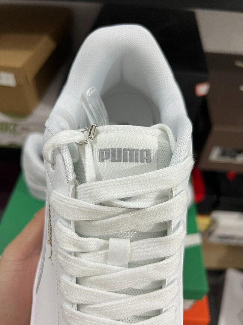 Puma CA Match White Gold 390771-01 Men's Women's Casual Lifestyle Sneakers Trainers Shoes
