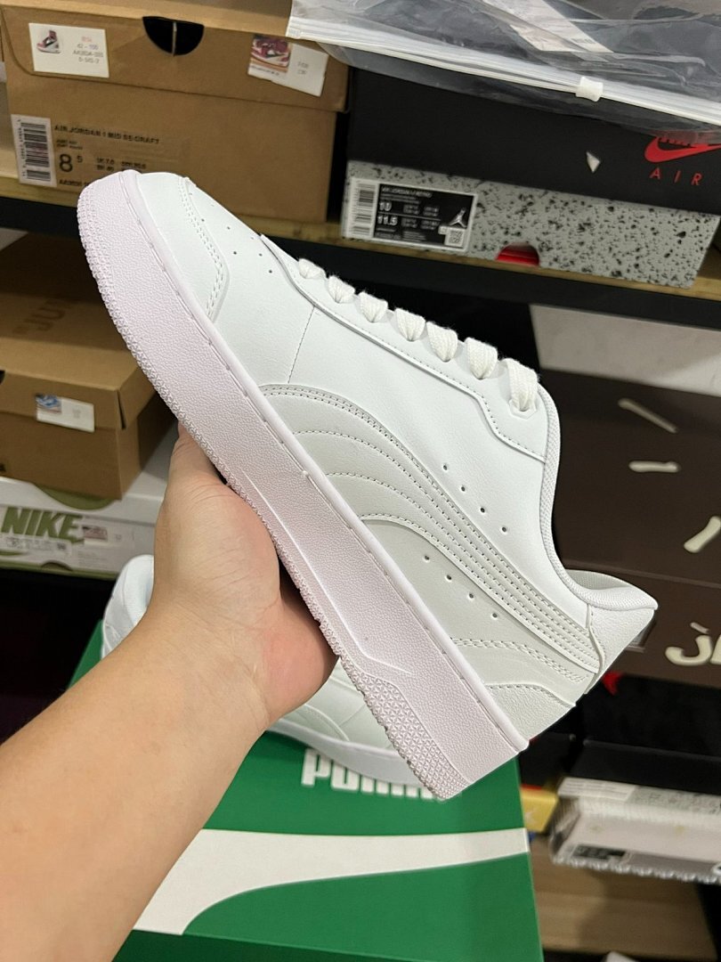 Puma CA Match White Gold 390771-01 Men's Women's Casual Lifestyle Sneakers Trainers Shoes